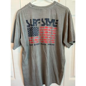 Mens Surf Style Beach shirt large